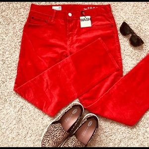 NWT GAP 1969 Boyfriend Corduroy Jeans